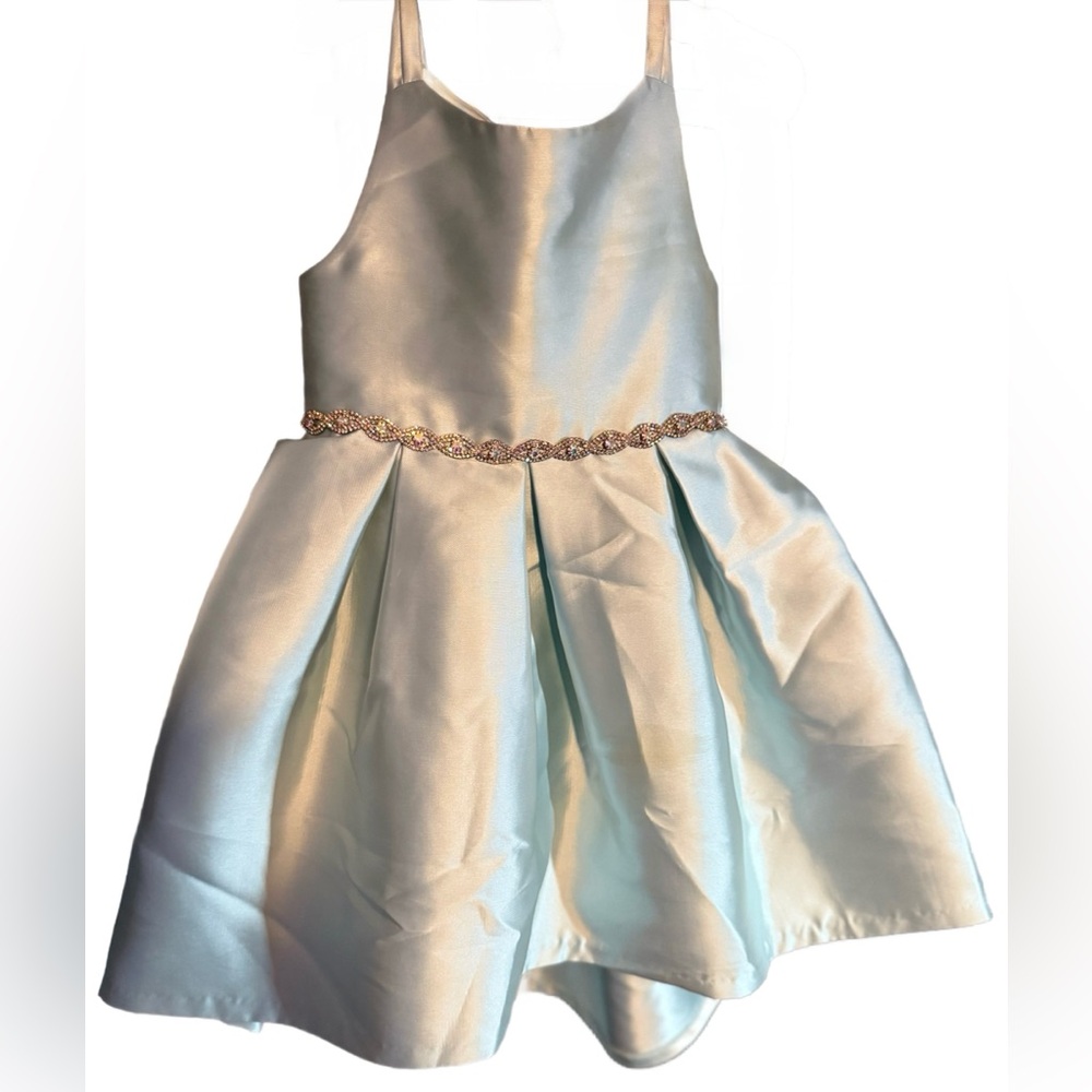 Rare Editions Light Blue Formal Kids Dress